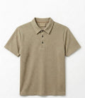 Waffle-Knit Polo