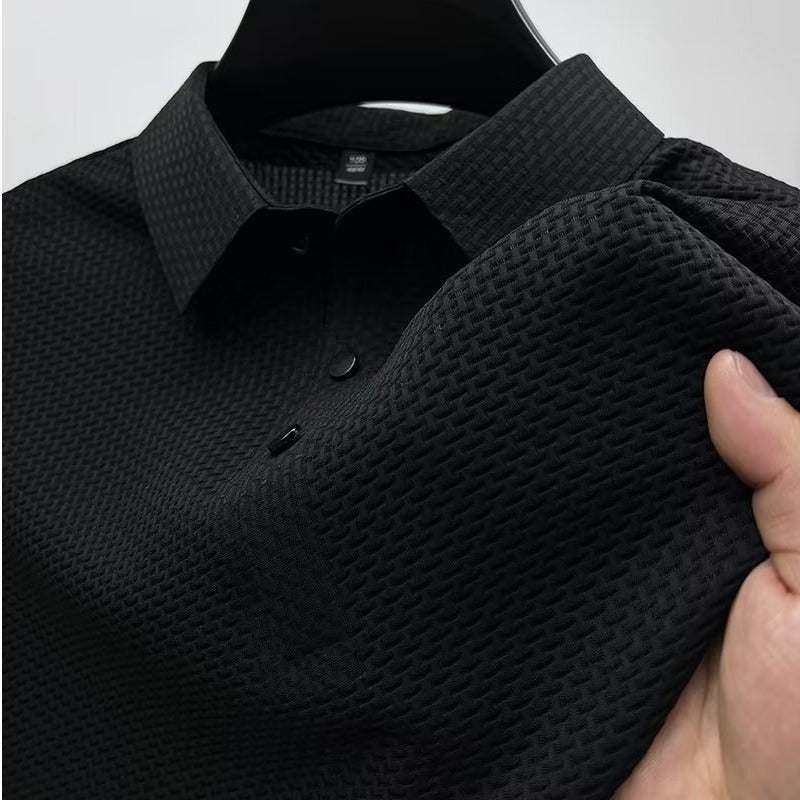 Men's Summer Casual Solid Color Polo Shirt