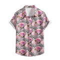 2023 Men's Loose Printed Casual Beach Shirt